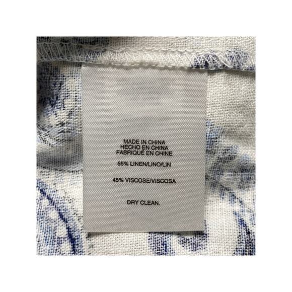 Polished Jones New York Paisley Linen Blend Blazer XS Officecore - Picture 16 of 16